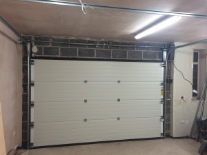 Byron Doors installation of a Ryterna sectional garage door in Sutton in Ashfield, Nottinghamshire.