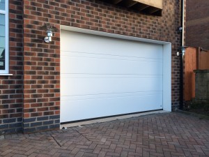 Byron Doors installation of a Ryterna sectional garage door in Sutton in Ashfield, Nottinghamshire.