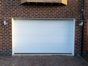 Byron Doors installation of a Ryterna sectional garage door in Sutton in Ashfield, Nottinghamshire.