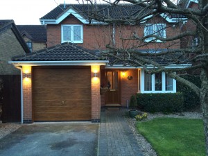 Byron Doors installation of a Ryterna 40mm insulated steel sectional garage door in Mansfield