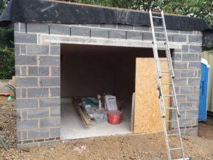 Byron Doors installation of a Ryterna 40mm insulated steel sectional garage door in Mansfield