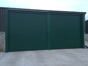 Byron Doors installation of a Ryterna 40mm insulated steel sectional garage door in Mansfield