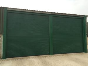 Byron Doors installation of a Ryterna 40mm insulated steel sectional garage door in Mansfield